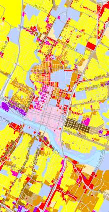 Click through to see large PDF map of Austin Zoning Map of Central Austin zoning